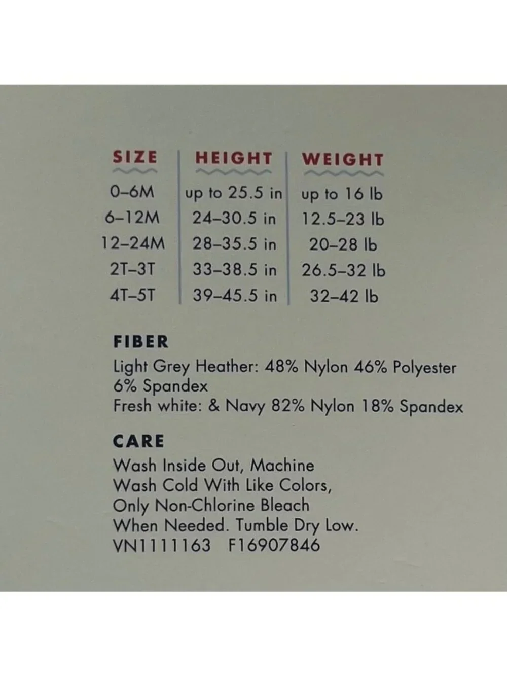 Cat & Jack Opaque Tights 3 Pairs Baby 0-6M Gray White Blue